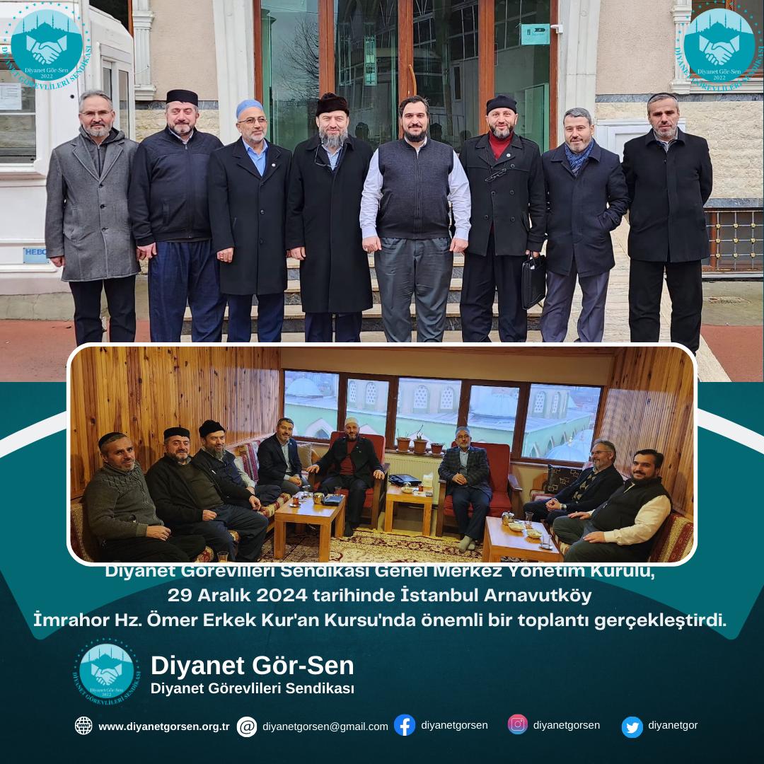 Diyanet Görevlileri Sendikası Genel Merkez Yönetim Kurulu Toplandı